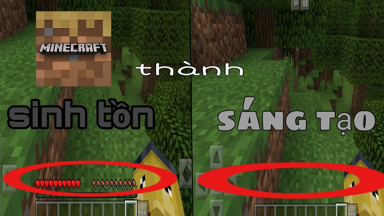 Cách chuyển sang chế độ sinh tồn trong minecraft