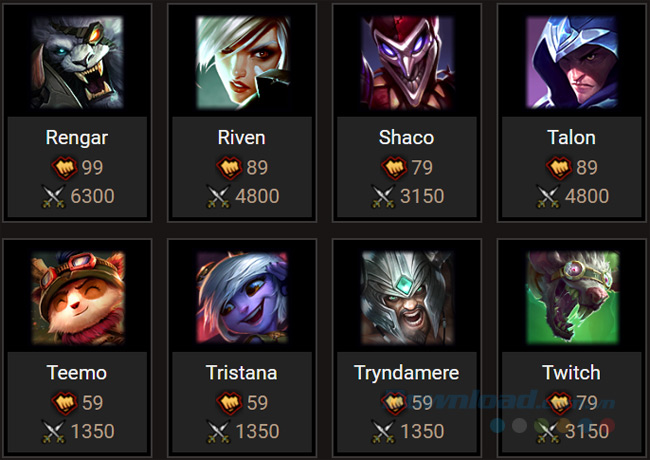 Tướng trong Liên Minh