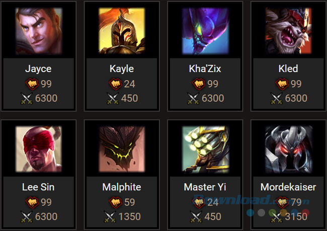 Tướng trong Liên Minh