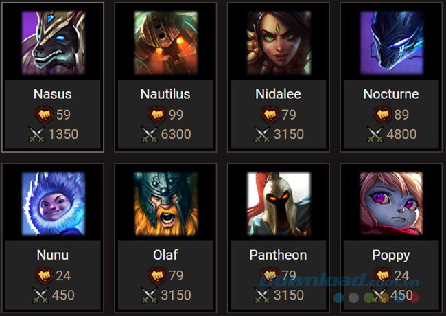 Tướng trong Liên Minh