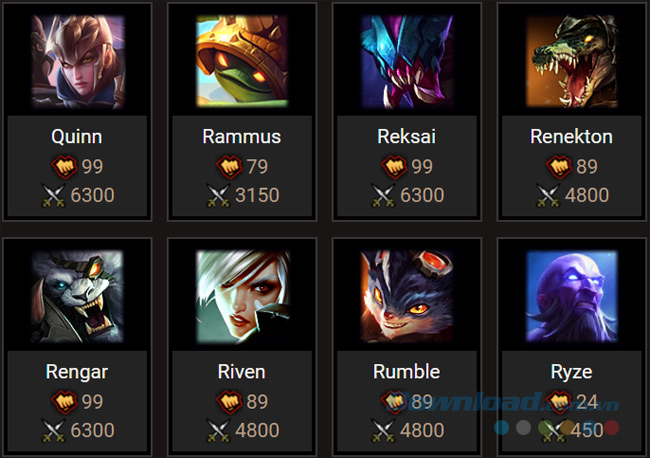 Tướng trong Liên Minh