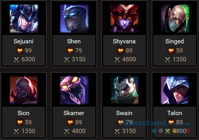 Tướng trong Liên Minh