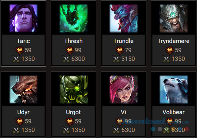 Tướng trong Liên Minh