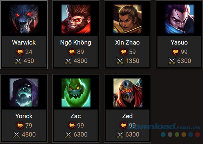 Tướng trong Liên Minh