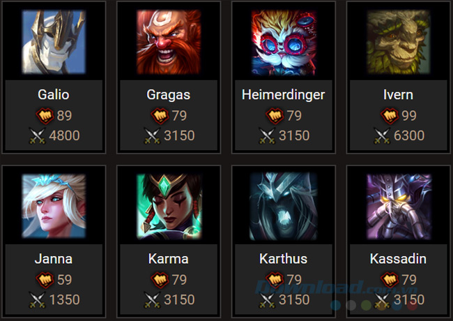 Tướng trong Liên Minh