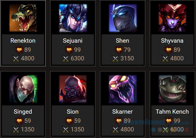 Tướng trong Liên Minh