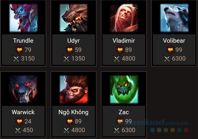 Tướng trong Liên Minh