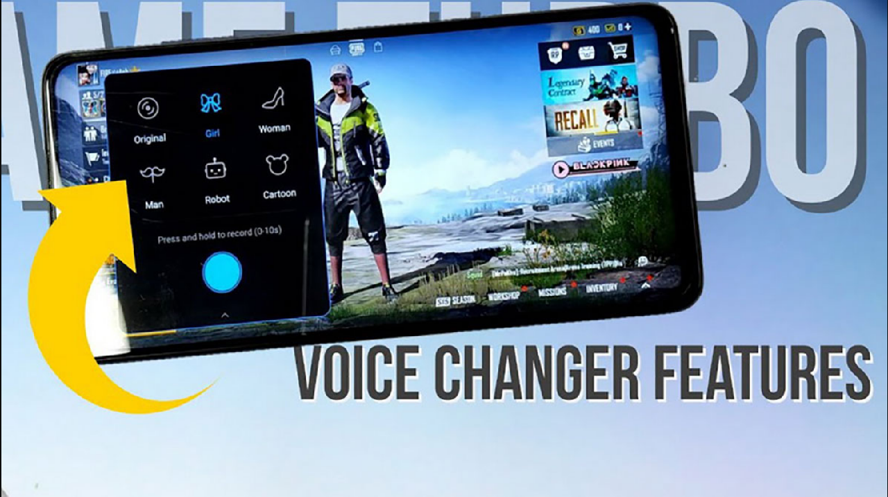 Tính năng đổi giọng nói với đa dạng các chất giọng khác nhau.