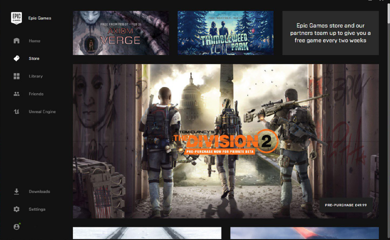 Epic Games Store mặc dù chỉ vừa xuất hiện trên thị trường game nhưng nhìn chung nó đã nhanh chóng được nhiều game thủ tiếp cận