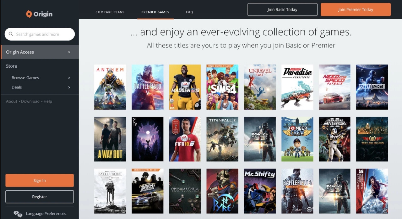 Origin cũng được biết đến là một trong những sản phẩm của nhà phát hành Electronic Arts.