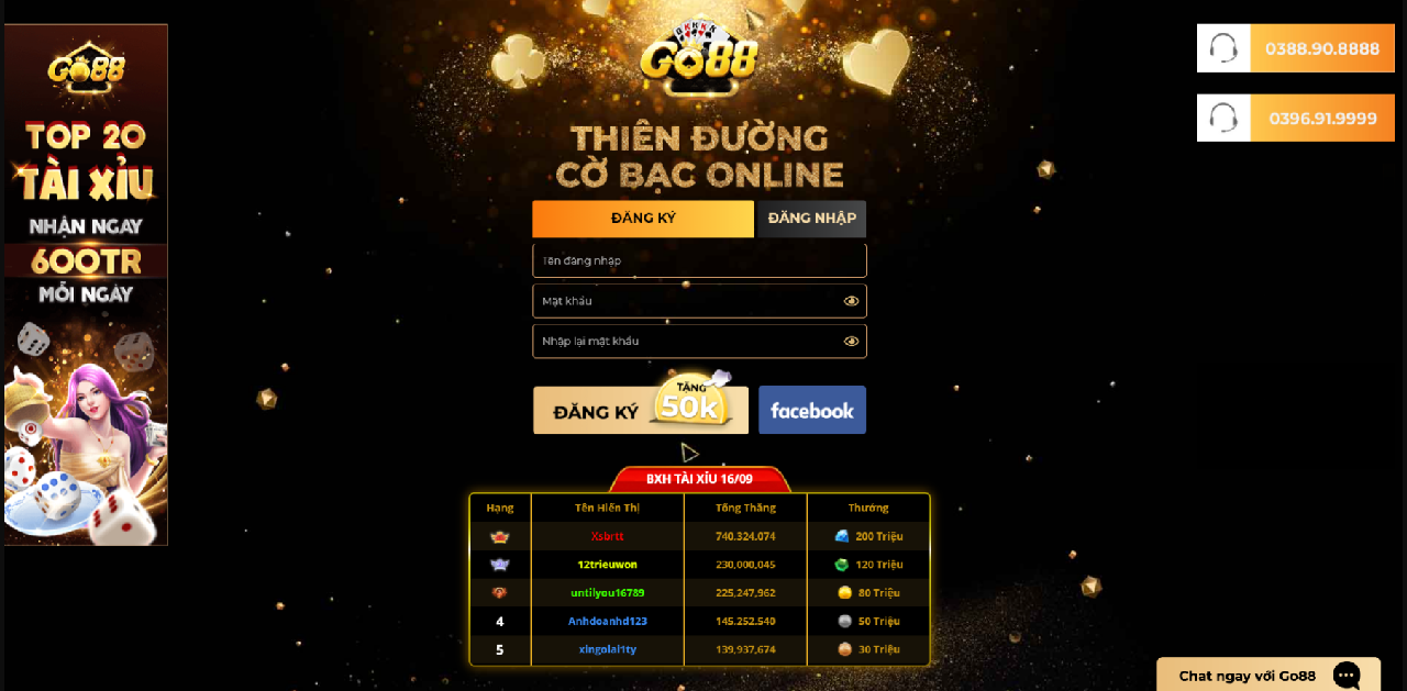 Go88 vẫn luôn nổi tiếng với việc đặt lợi ích cũng như nhu cầu của người dùng lên hàng đầu.