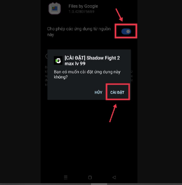 Hướng dẫn hack Shadow Fight 2 max level cực dễ