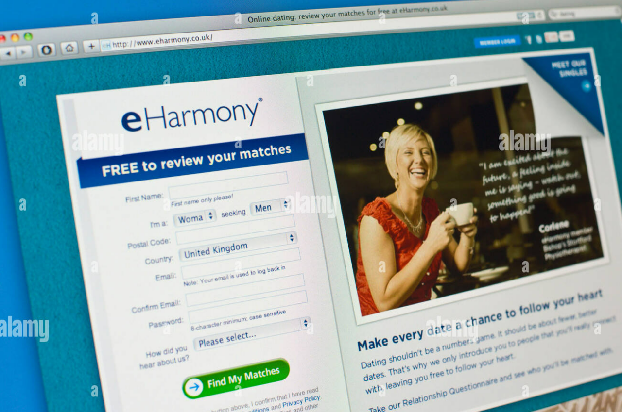 Ứng dụng hẹn hò Eharmony