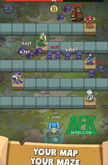 Xây dựng những mê cung để phòng thủ trong game Twilight Rush: Tower Defense