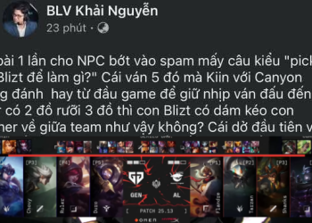 BLV Khải Nguyễn VAR viewer sau khi bị chê bình luận “cảm tính” trong trận Gen.G vs AL