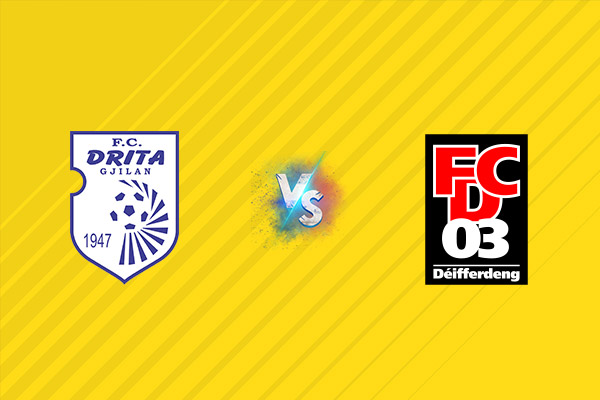 Nhận định kèo Drita vs FC Differdange, 01h00 ngày 09/07