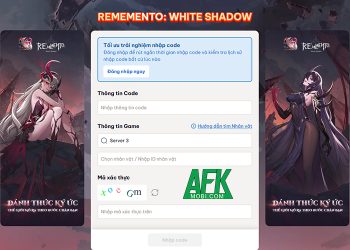Tổng hợp gift code game Rememento: White Shadow mới nhất trong tháng