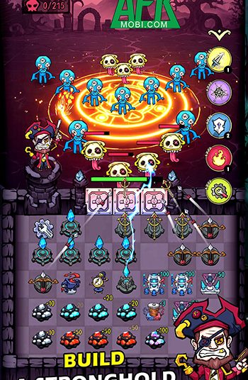 Phòng thủ trước những sinh vật ma quái trong game Haunted Defense War Battle