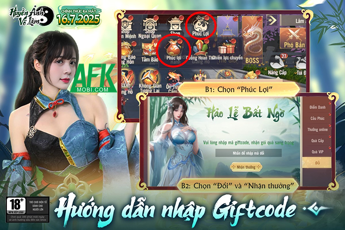 Tổng hợp gift code game Huyền Ảnh Võ Lâm – VPlay mới nhất trong tháng