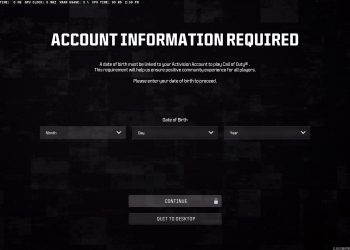 Activision Chính Thức Yêu Cầu Xác Nhận Độ Tuổi Cho Người Chơi Call of Duty