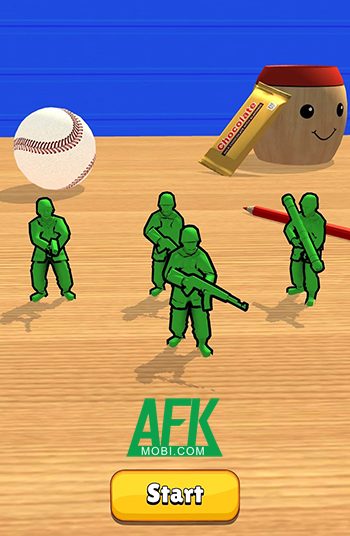 Cạnh tranh trong việc gầy dựng đội quân lính nhựa tại game Toy Army IO