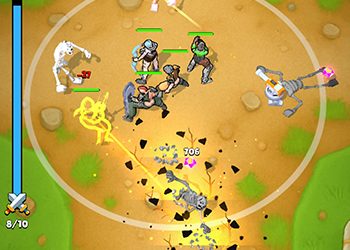 Bảo vệ dòng thời gian trong game phòng thủ roguelike đơn giản Time Defender: Fight!