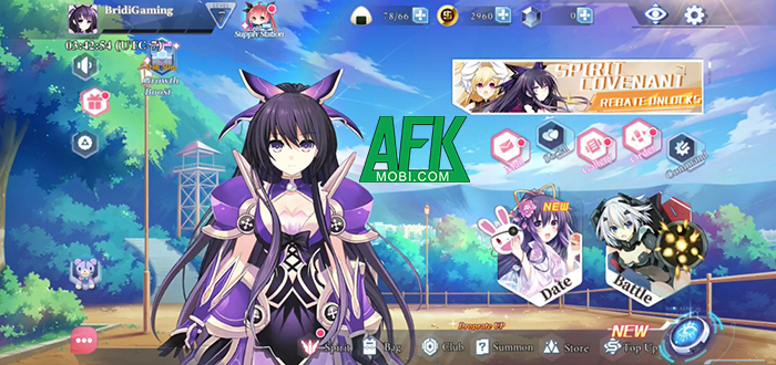 Date A Live: Spirit Echo game ARPG dựa trên bộ tiểu thuyết Date A Live nổi tiếng của Nhật Bản