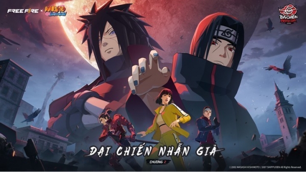 Cuộc chiến bùng nổ trở lại trong Free Fire x NARUTO SHIPPUDEN Chương 2: Đại chiến Nhẫn Giả Từ 30/7 đến 31/8
