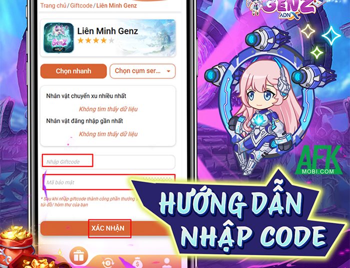 Tổng hợp gift code game Liên Minh GenZ mới nhất trong tháng