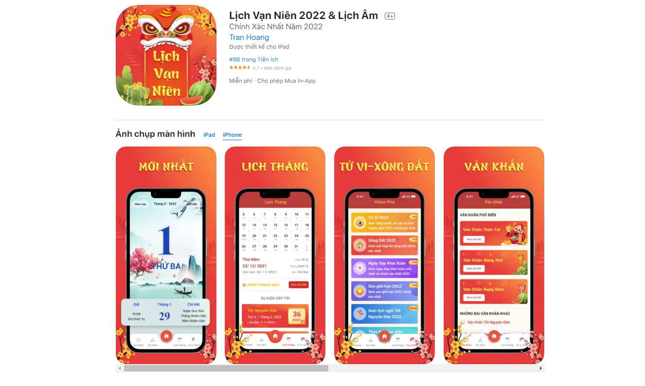 Top 10 ứng dụng xem lịch âm dương nhanh nhất, tốt nhất 1