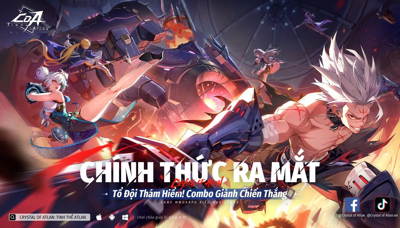 MagicPunk Crystal of Atlan: Tinh Thể Atlan đã chính thức ra mắt thức ra mắt tại Việt Nam! Hợp tác One-Punch Man đồng loạt lên sóng- Ảnh 1. MagicPunk Crystal of Atlan: Tinh Thể Atlan đã chính thức ra mắt thức ra mắt tại Việt Nam! Hợp tác One-Punch Man đồng loạt lên sóng- Ảnh 1.