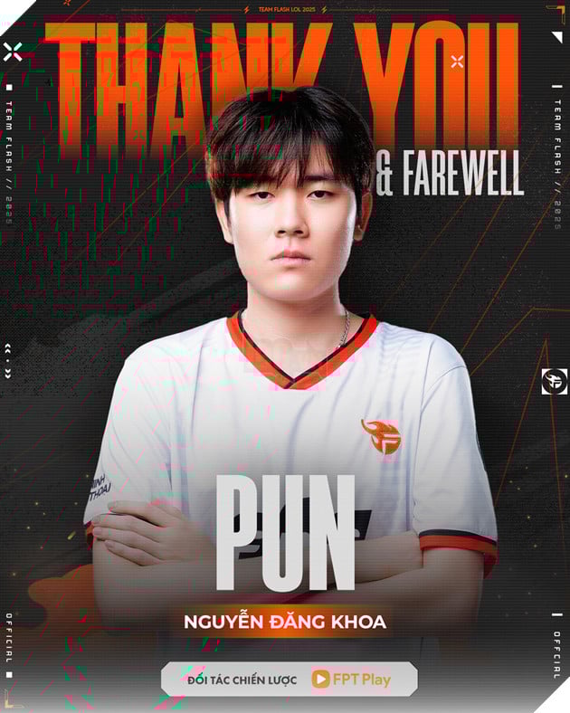 Team Flash chia tay đường trên Pun