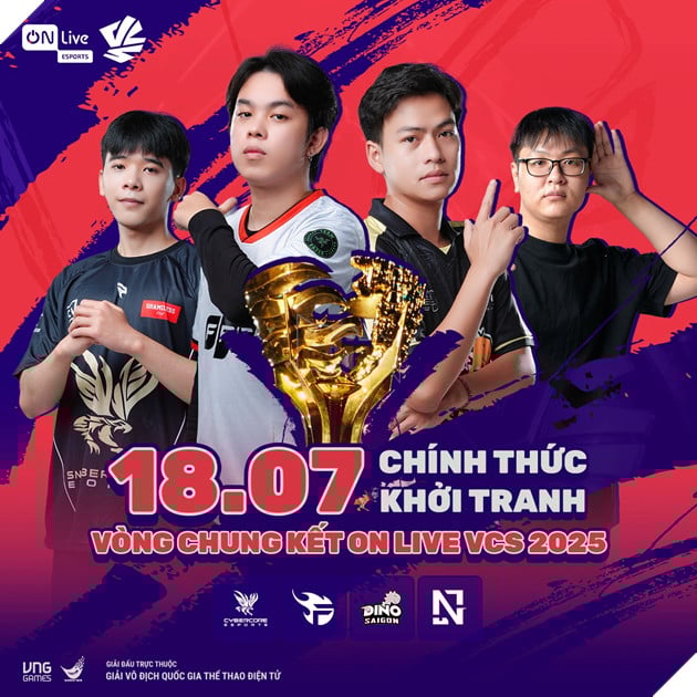 VCK ON Live VCS 2025 - Tìm kiếm đội tuyển thi đấu thăng hạng lên LCP