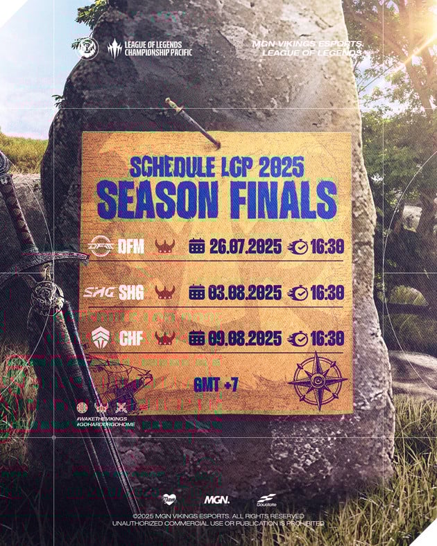 Lịch đấu chính thức của MGN Vikings Esports tại LCP 2025 Chung kết Mùa