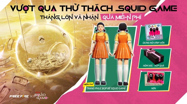 Lời Mời Đã Đến: Bước Vào Vũ Trụ Squid Game Của Netflix Trong Garena Free Fire Bắt Đầu Từ Ngày 18/07! 4
