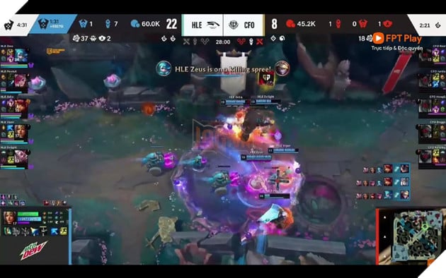 HLE giành chiến thắng chung cuộc với pha quét sạch ở khu vực đường trên