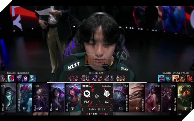 G2 lựa chọn đội hình thiên về sát thương ở ván đấu quyết định