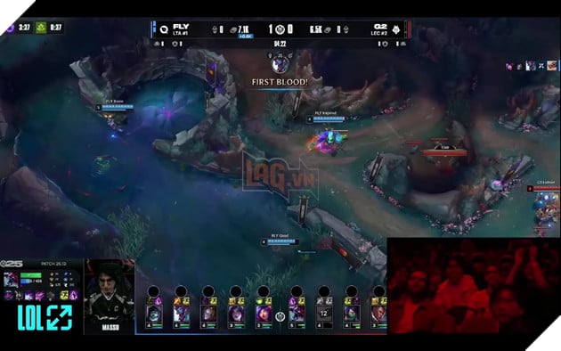 Inspired đã trừng phạt sai lầm của Skewmond bằng pha bắt lẻ chuẩn xác