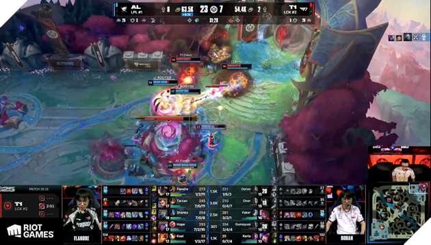 MSI 2025: T1 Mot Lan Nua Phan Dinh Thang Thua Bang 5 Van Dau Voi Anyone's Legend 4 t1 vs AL ván 1 đã chứng kiến Hope quá hay