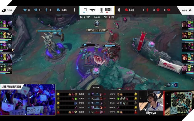 Faker lại tỏa sáng với tình huống gọi Oner để có chiến công đầu