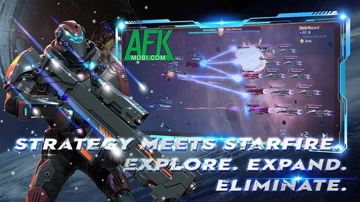 Gầy dựng hạm đội tàu chiến không gian trong game Astral Dominion: Nexus War 1