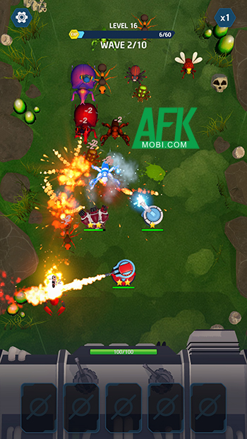 Phòng thủ trước các đợt côn trùng ngoài hành tinh tại game Bugs Attack - Tower Defense 1 Phòng thủ trước các đợt côn trùng ngoài hành tinh tại game Bugs Attack - Tower Defense 1