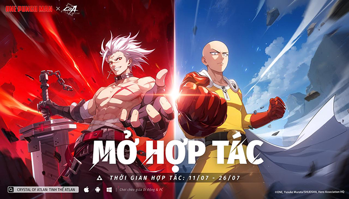 CoA: Tinh Thể Atlan - MMO ĐỘC LẠ, mang theo “cú đấm huyền thoại” từ One-Punch Man! 1 CoA: Tinh Thể Atlan - MMO ĐỘC LẠ, mang theo “cú đấm huyền thoại” từ One-Punch Man! 1