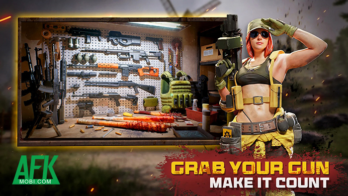 Sinh tồn trước xác sống bằng khả năng thiện xạ trong game Dead Force: Zombie Strike Ops 3