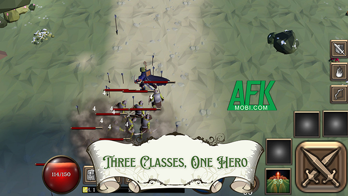 Forg game nhập vai phong cách cổ điển với tính năng 3 class trong cùng 1 nhân vật 1