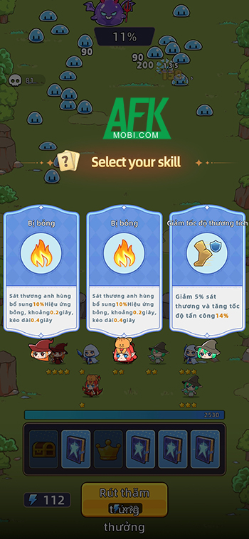 Quay rút thưởng để dàn trận các anh hùng cho việc phòng thủ trong game Gambit Heroes 2 Quay rút thưởng để dàn trận các anh hùng cho việc phòng thủ trong game Gambit Heroes 2