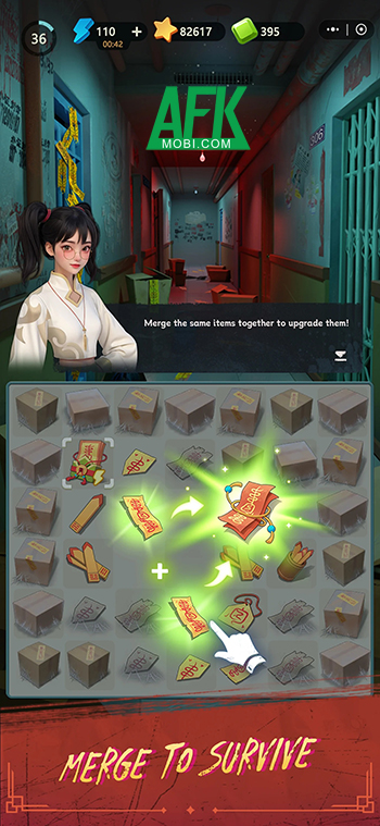 Trợ giúp một cô gái trẻ tìm kiếm bố mẹ tại game giải đố kinh dị Haunted Merge: Horror Story 2