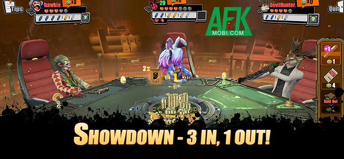 Hunter Roulette Mobile game chiến thuật được lấy cảm hứng từ trò chơi sinh tử Cò quay Nga 2