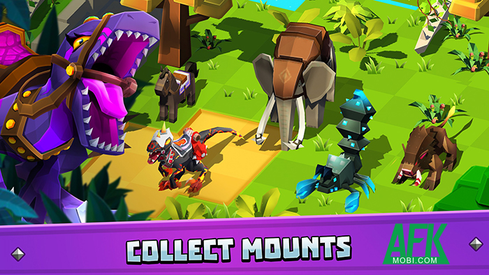 Khám phá một thế giới fantasy theo phong cách khối hộp trong game Hunters Origin 5 Khám phá một thế giới fantasy theo phong cách khối hộp trong game Hunters Origin 5