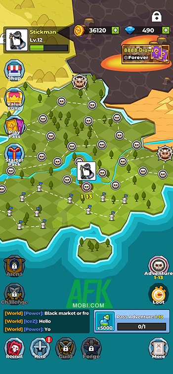 Idle Stickman War game đấu tướng rảnh tay mang phong cách đồ họa người que tối giản 3 Idle Stickman War game đấu tướng rảnh tay mang phong cách đồ họa người que tối giản 3